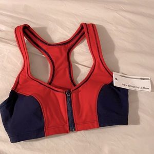 New Balance X J. Crew sports bra